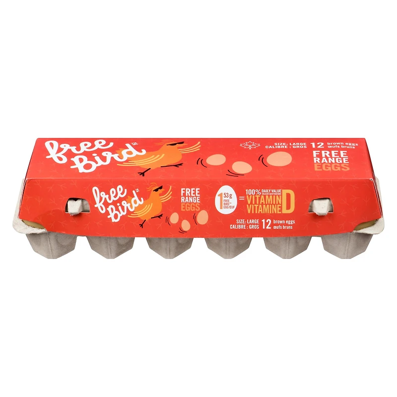 Free Bird Free Range Eggs, 12 Count