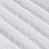 Serviette à vaisselle FabStyles Broadway gaufré, lot de 6, coton filé à l'anneau, absorbant