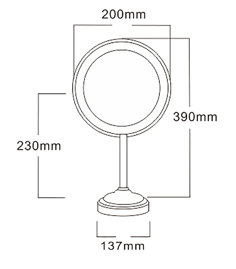 American Imaginations 10 po Miroir de maquillage