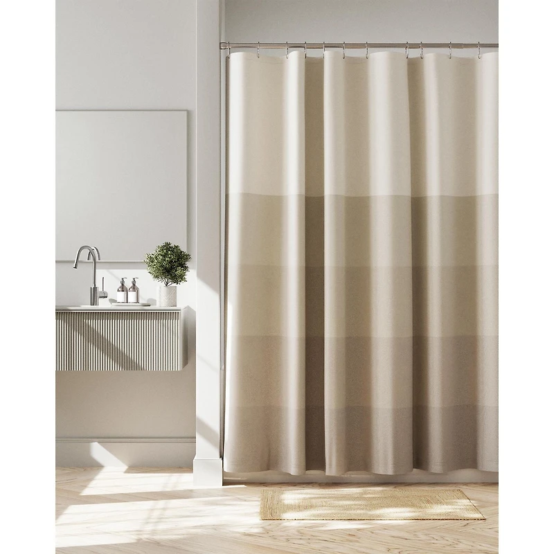 Hometrends Recycled Fabric Decorative Shower Curtain, Assorted Designs and Colors
