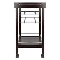 Winsome Johnnie Bar Cart in Espresso Finish - 92329