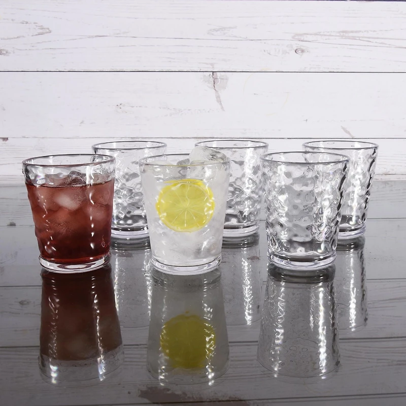 Mainstays 15-Ounce Tritan Hammered Tumbler