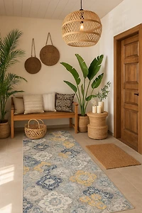 Rug Branch Savannah Collection Modern Floral Area