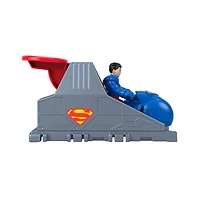 Imaginext Coffret Lanceur DC Super Friends figurine et véhicule, Superman