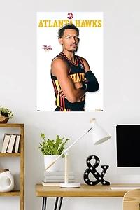 NBA Atlanta Hawks - Trae Young Feature Series 23 Wall Poster, 22.375" x 34"