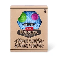 Fuggler Baby Fuggs 3.5-inch Series 4 (SaBQuoosh - blue) by ZURU, Funny Ugly Monster Plush Toy