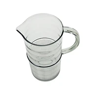 Better Homes & Gardens Pichet en Acrylique Teinté Texturé, Vert, 1 Unité