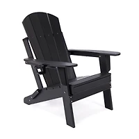 Lake Country Outdoors Chaise longue adirondack noire
