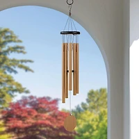 Hometrends Carillon Classique En Métal Pour L'extérieur, 30", Faux Pin Naturel
