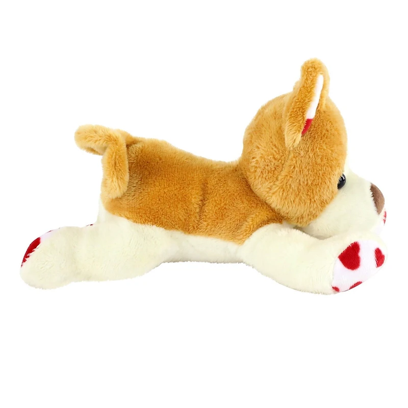 Way To Celebrate Valentine’s Day Boss Dog Plush Toy, Corgi