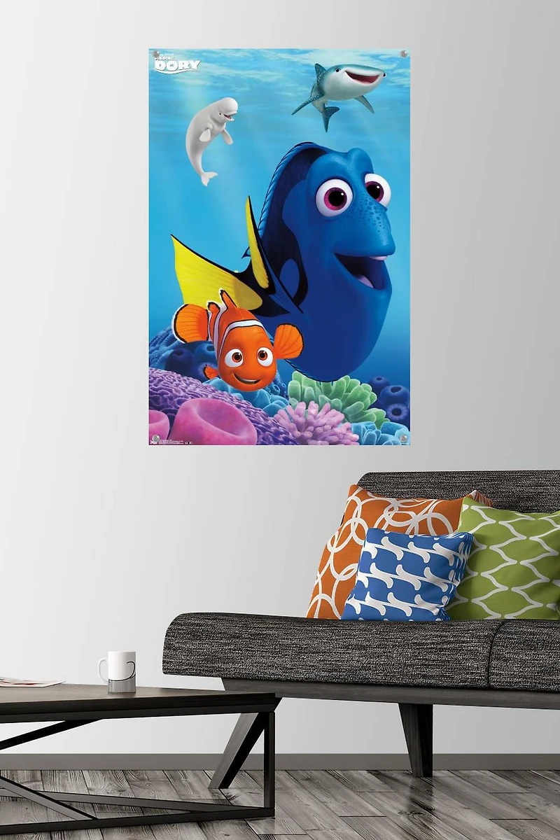 Disney Pixar Finding Dory - Dory Wall Poster, 22.375" x 34"