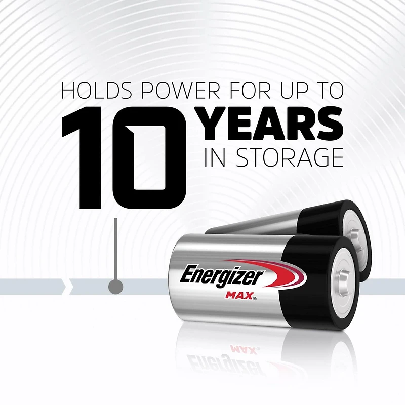 Paquet de huit piles C Energizer MAX Paquet de 8 piles