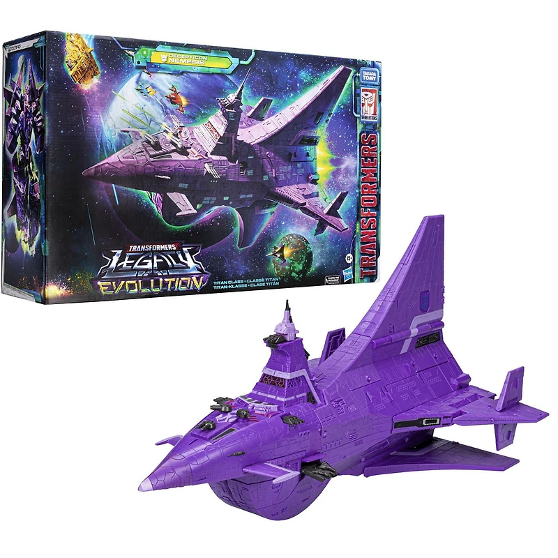 Transformers Toys Legacy Evolution Titan Decepticon Nemesis Action Figure, 23.5-inch, Adult Collectible For Ages 15 And Up