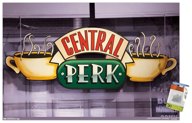Friends - Central Perk Wall Poster, 22.375" x 34"