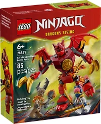 LEGO NINJAGO Kai’s Dragon Mech Battle Pack Building Toy for Boys, Girls, & Kids, Ages 6+ - Poseable Dragon Figure & 3 Character Minifigures for Pretend Play - Gift Idea for Birthdays - 71851