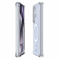 ITSKINS Étui Hybrid_R Clear avec Magnets Transparent pour Samsung Galaxy S25 Ultra