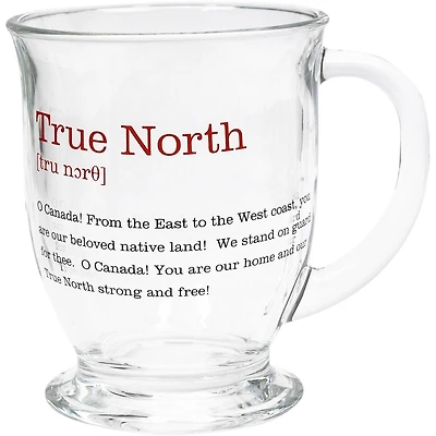Tasse Canadiana en grès cérame - «True North»