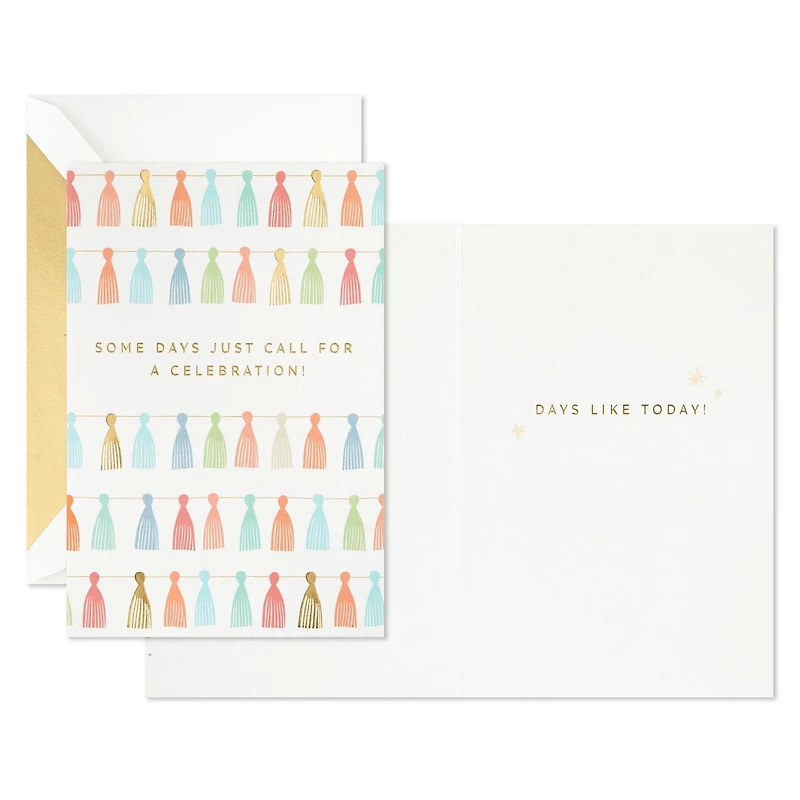 Hallmark Signature Pack of 4 Birthday Cards, Congratulations Cards, Graduation Cards (Some Days Call for a Celebration)