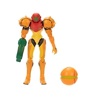 Nintendo 4 Inch Figure - Samus with Morph Ball, Nintendo Figure