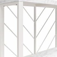 CosmoLiving Brielle Console Table, Marble