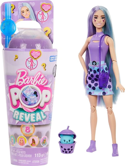 Barbie-Pop Reveal-Poupée parfumée série Boba Tea avec accessoires