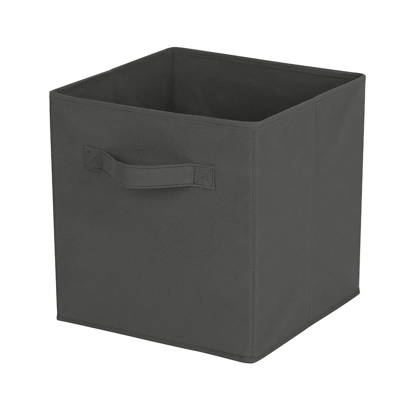 Mainstays Storage Cube Fabric Basket Bin - Foldable, Great for Nursery, Playroom, Closet, Home Organization