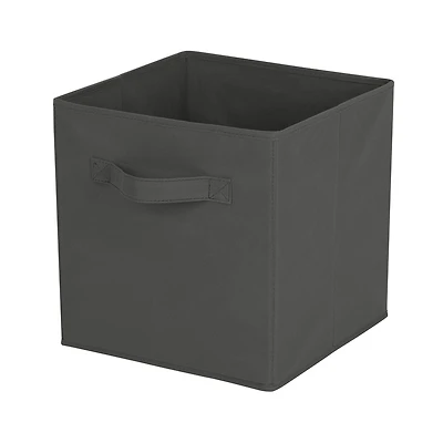 Mainstays Storage Cube Fabric Basket Bin - Foldable, Great for Nursery, Playroom, Closet, Home Organization