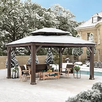 Sunjoy 13 ft. x 15 ft. Fenwick Hardtop Gazebo