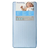 Dream On Me Moonlight Crib and Toddler Coil Mattress, Model #150-130 In Blue