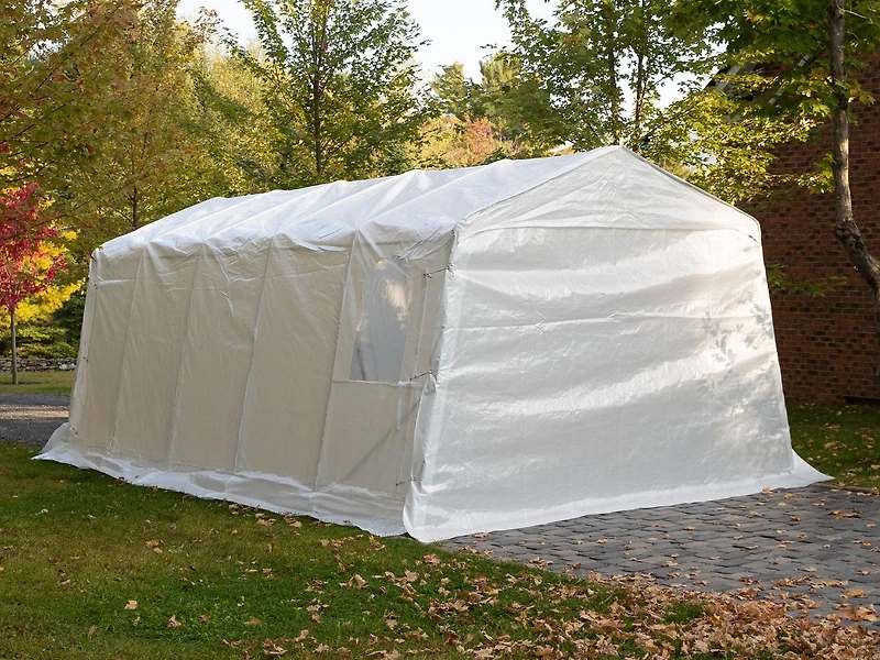 Car Shelter 11 ft. X 20 ft. in Clear