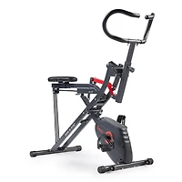 Sunny Health & Fitness Upright Row-N-Ride® Versatile Full-Body Workout Exercise Bike Dual-Function 2-in-1 Magnetic Rowing and Cycling Home Fitness Machine - SF-A022077