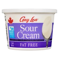 Gay Lea Fat Free Sour Cream, 500 mL