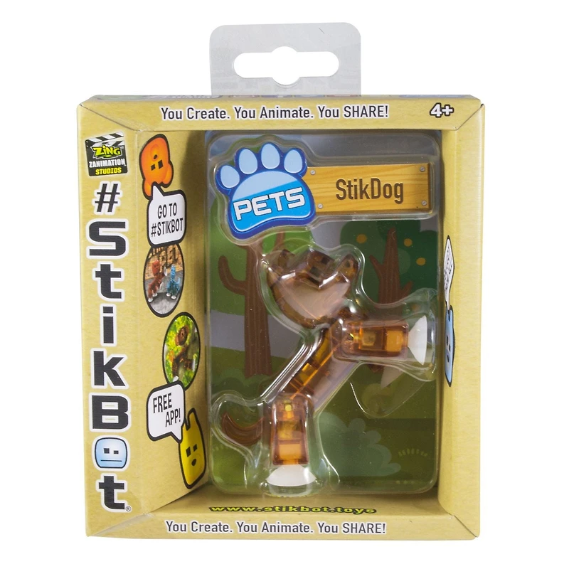 Figurines articulées variées Stikbot Pets