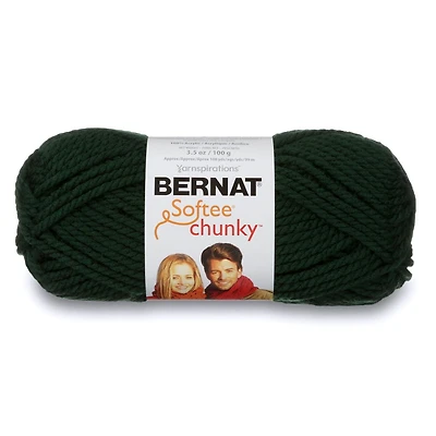 Bernat® Softee® Chunky™ Yarn, Acrylic #6 Super Bulky, 3.5oz/100g