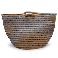 Truu Design Decorative Rope Storage Basket with Handles