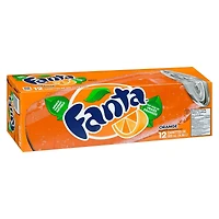 Fanta Orange canette de 355mL, emballage de 12