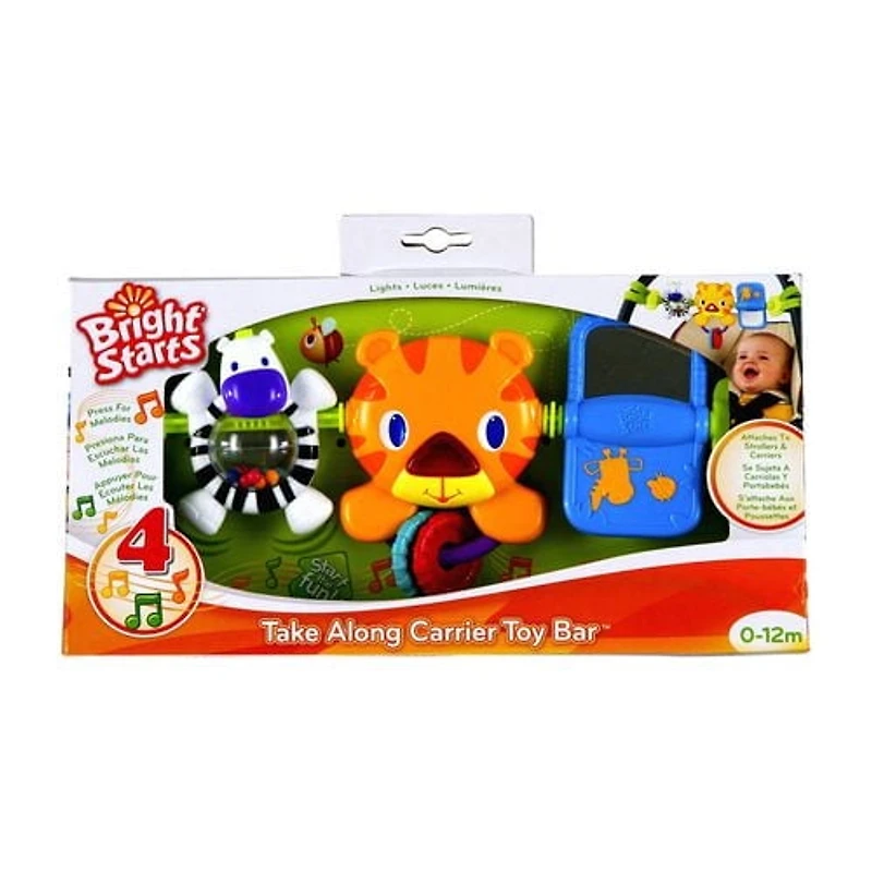 Bright Starts Take Along Carrier Toy Bar, age group: 0M+ - 9005