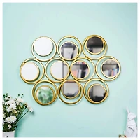 Miroir mural Torak avec 10 miroirs circulaires