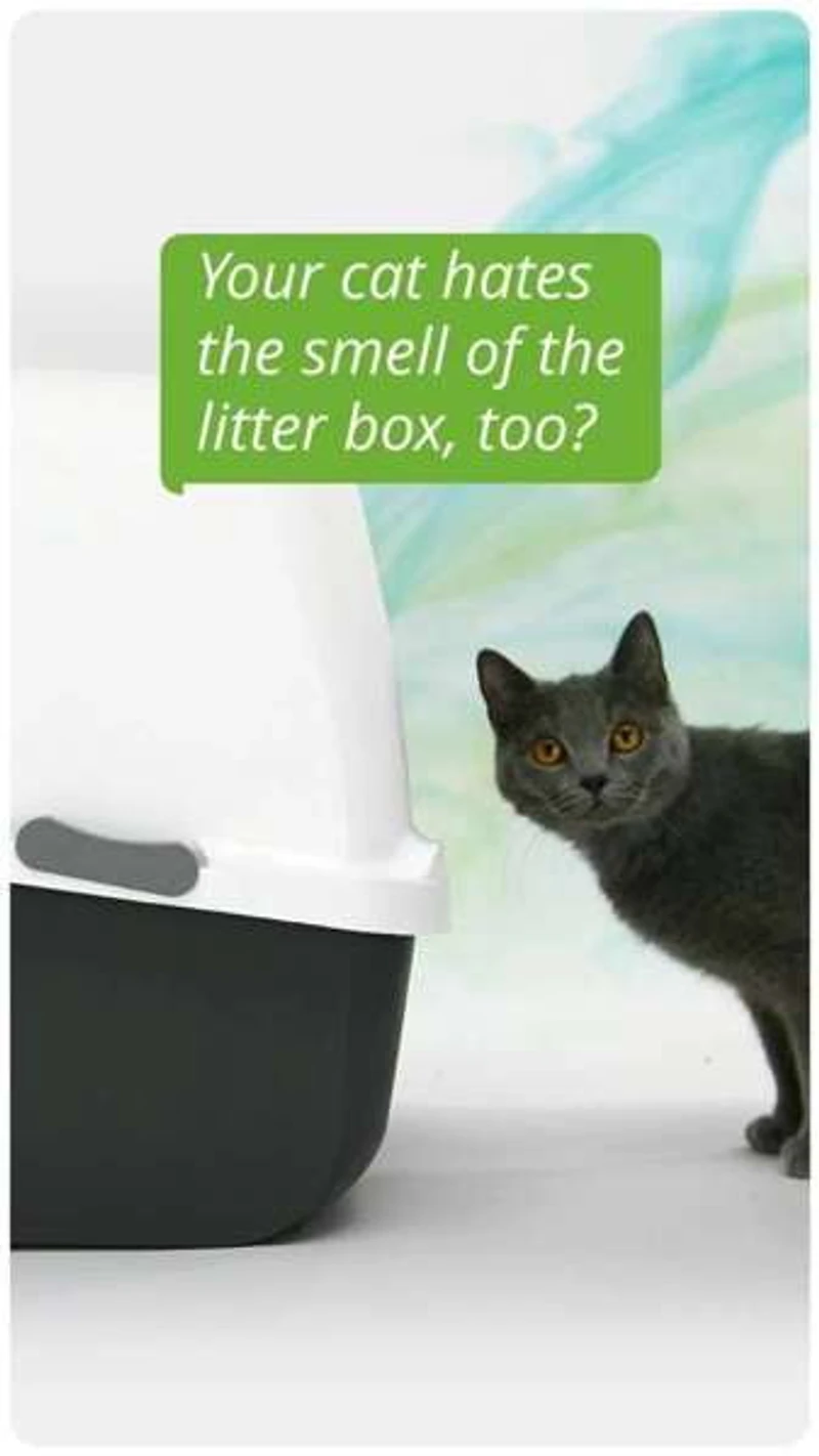 Catit Airsift Dual Action Cat Odor Reducing Pad for Cat Litter Boxes, 6 Pack