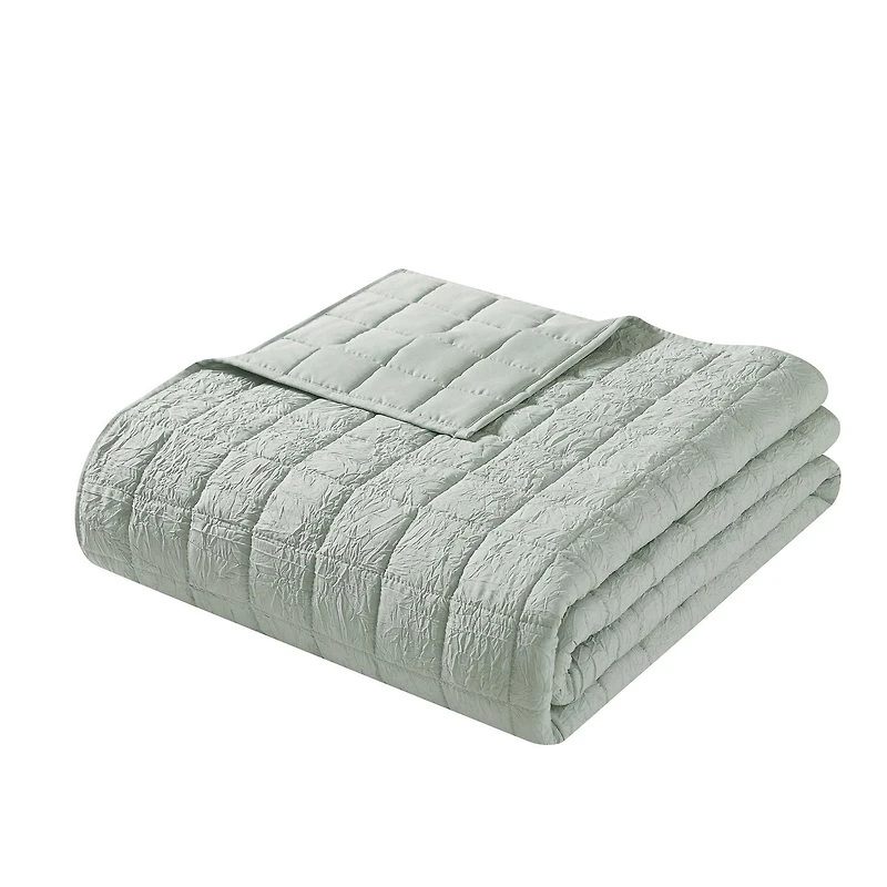Mainstays Crinkle Quilt, Double/Queen, Reversible