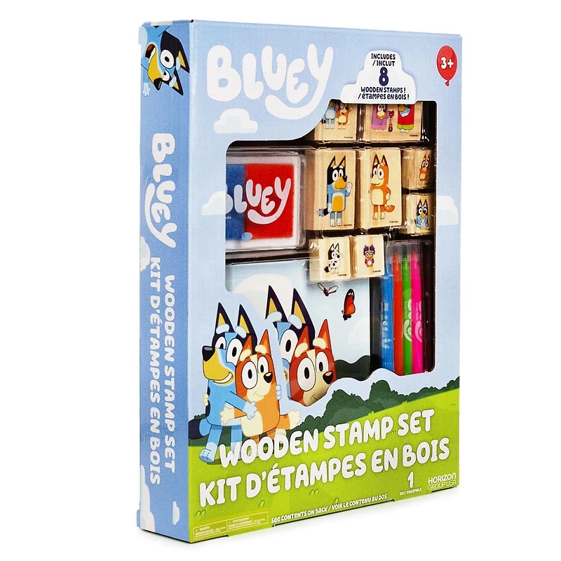 Bluey Wooden Stamp Set