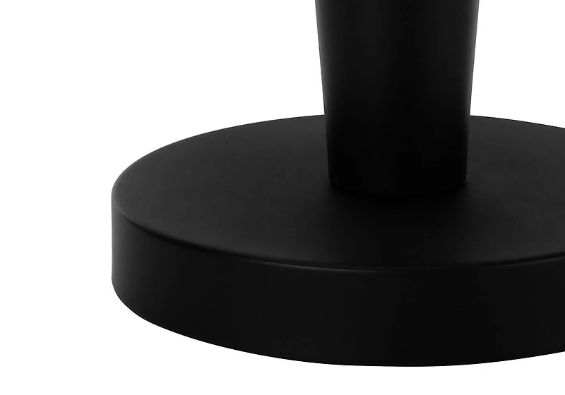Monarch Specialties Lighting, Set Of 2, 24"h, Table Lamp, Usb Port Included, Black Metal, Ivory / Cream Shade, Contemporary