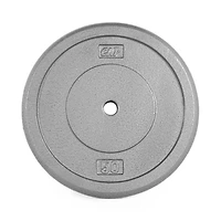 CAP Barbell Standard Cast Iron Weight Plate, 50 lb, Gray