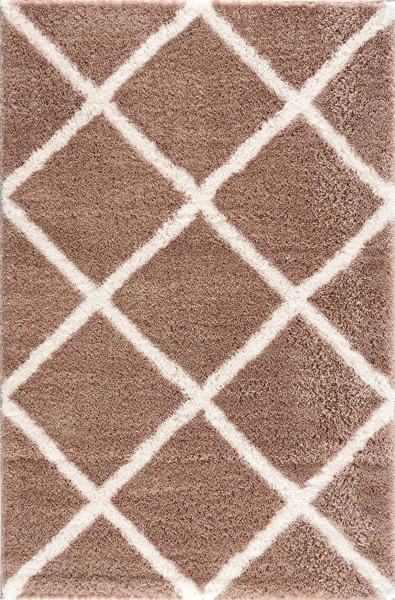Rug Branch Retro Collection Modern Trellis Area Rug