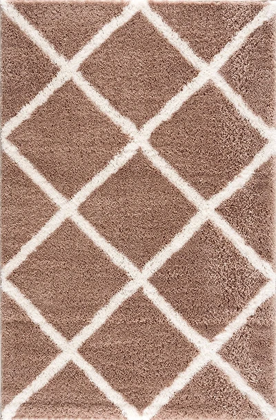Rug Branch Retro Collection Modern Trellis Area Rug