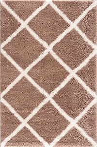 Rug Branch Retro Collection Modern Trellis Area Rug