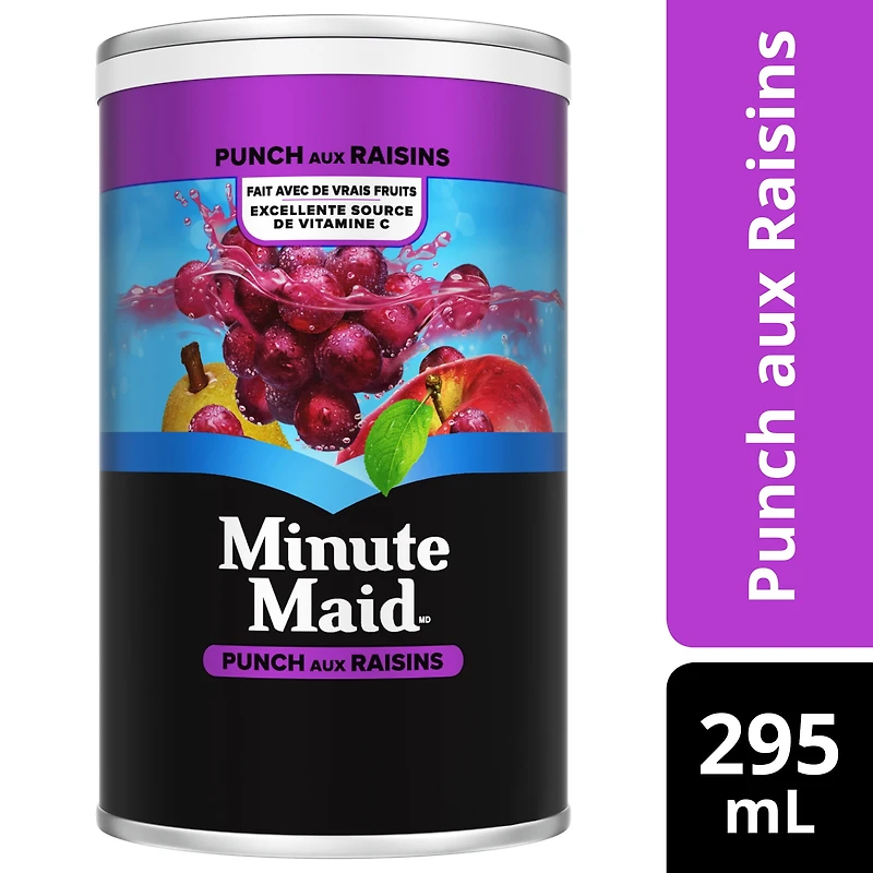 Minute Maid Grape Punch 295mL Frozen Can, 295 x mL