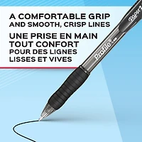 Paper Mate Profile Ballpoint Pens, Medium Point (1.0 mm), Retractable, Black Ink, 8 Count