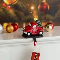 Mr. Christmas Nostalgic Cintre en céramique pour camion allumé Rouge