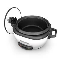 Black & Decker 6-Cup Rice Cooker, Removable Nonstick Bowl